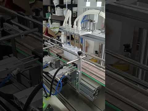 Four head liquid filling machine #fillingmachine #liquidfillingmachine #packingmachine #factory