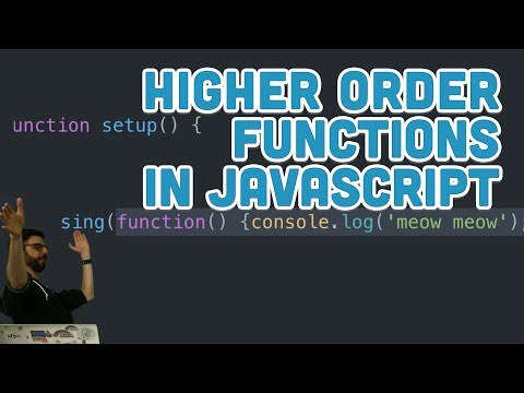 16.5: Higher Order Functions in JavaScript - Topics of JavaScript/ES6