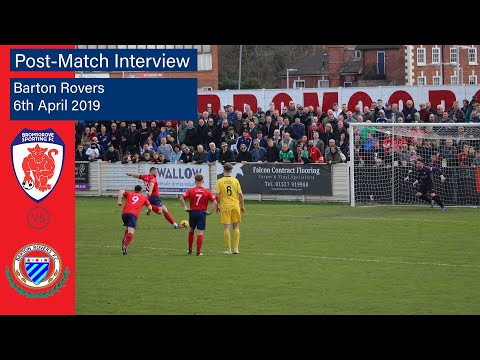 POST MATCH: Bren Kelly gives his thoughts on Barton Rovers stalemate