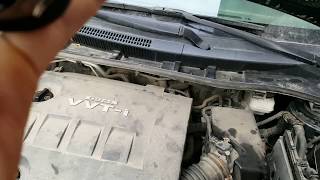 REPLACE THERMOSTAT 2010 TOYOTA COROLLA CE 1.8L LOCATION INFO GUIDE HOW TO
