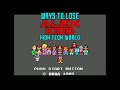 Ways To Lose Alex Kidd High Tech World Master System