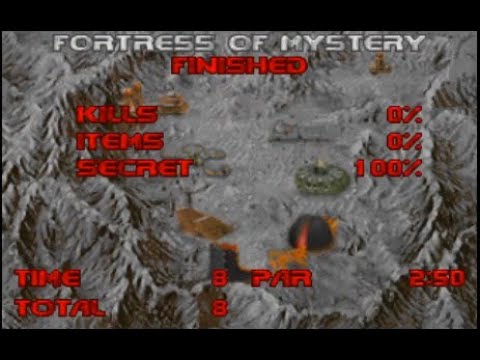 Doom UV Speed E2M9 (Fortress of Mystery)  8Seconds - Speedrun