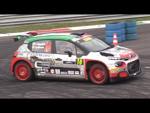 Citroen C3 R5 in  Action at Monza Rally Show 2019