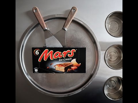 How To Make Mars Ice Cream Bars to Ice Cream Rolls Tingling and relaxation Art Food No Talking  ASMR