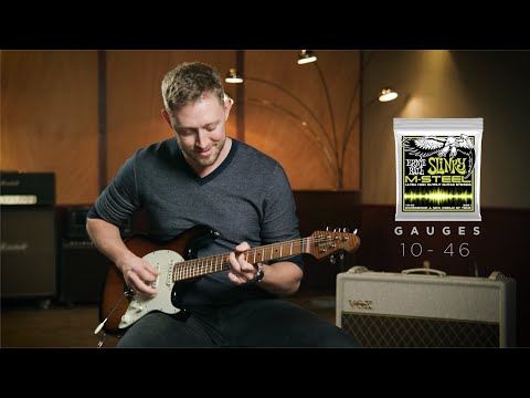 Ernie Ball: String Alloys - M-Steel Slinkys on the Cutlass SSS