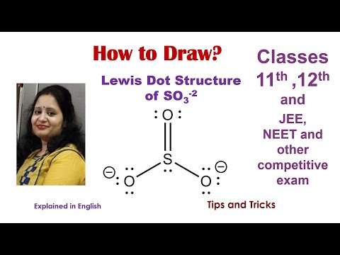 How to Draw Lewis Structure Of SO3-2