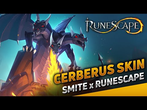 KING BLACK DRAGON CERBERUS | SMITE x RUNESCAPE