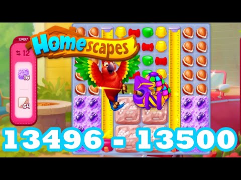 Homescapes Level 13496 - 13500 HD 3 - match puzzle Gameplay | android | IOS | 13497 | 13498 | 13499