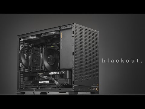 Blackout Compact Micro ATX PC Build - Jonsbo D32 Pro