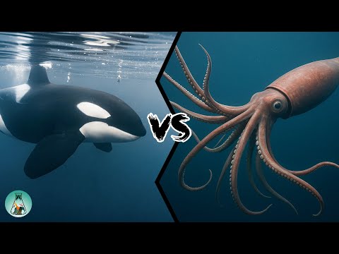 Killer Whale VS Giant Squid - Who Would Win?