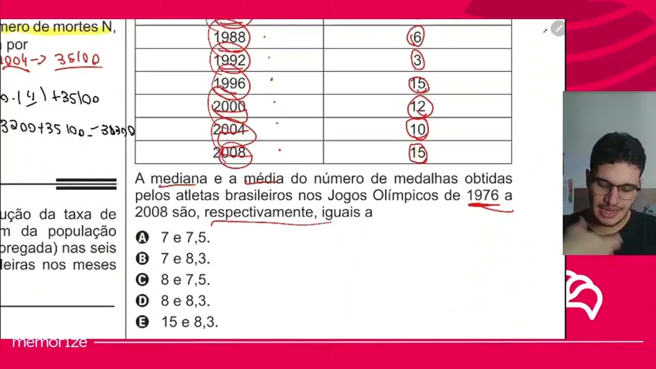Resolução em Vídeo — Questão 169 ENEM 2014 Reaplicação
