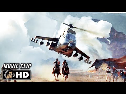 Soviet Chopper Attack Scene | RAMBO 3 (1988) Sylvester Stallone, Movie CLIP HD