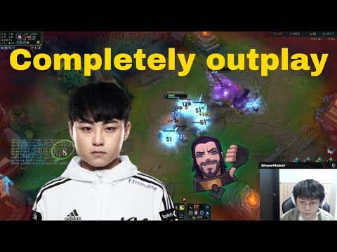 DK Showmaker completely outplays enemy mid (Korean SoloQ)