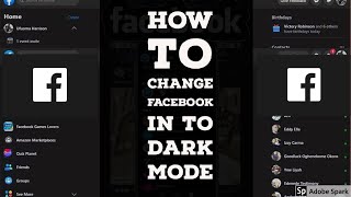 How to Change Facebook Into Dark Mode Using 2 Methods||NEW FACEBOOK