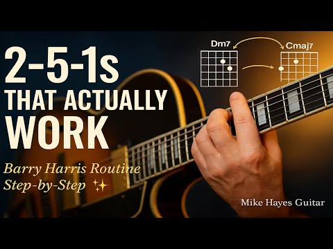 Fix Your 2-5-1s with This Barry Harris Practice Routine (Step-by-Step)