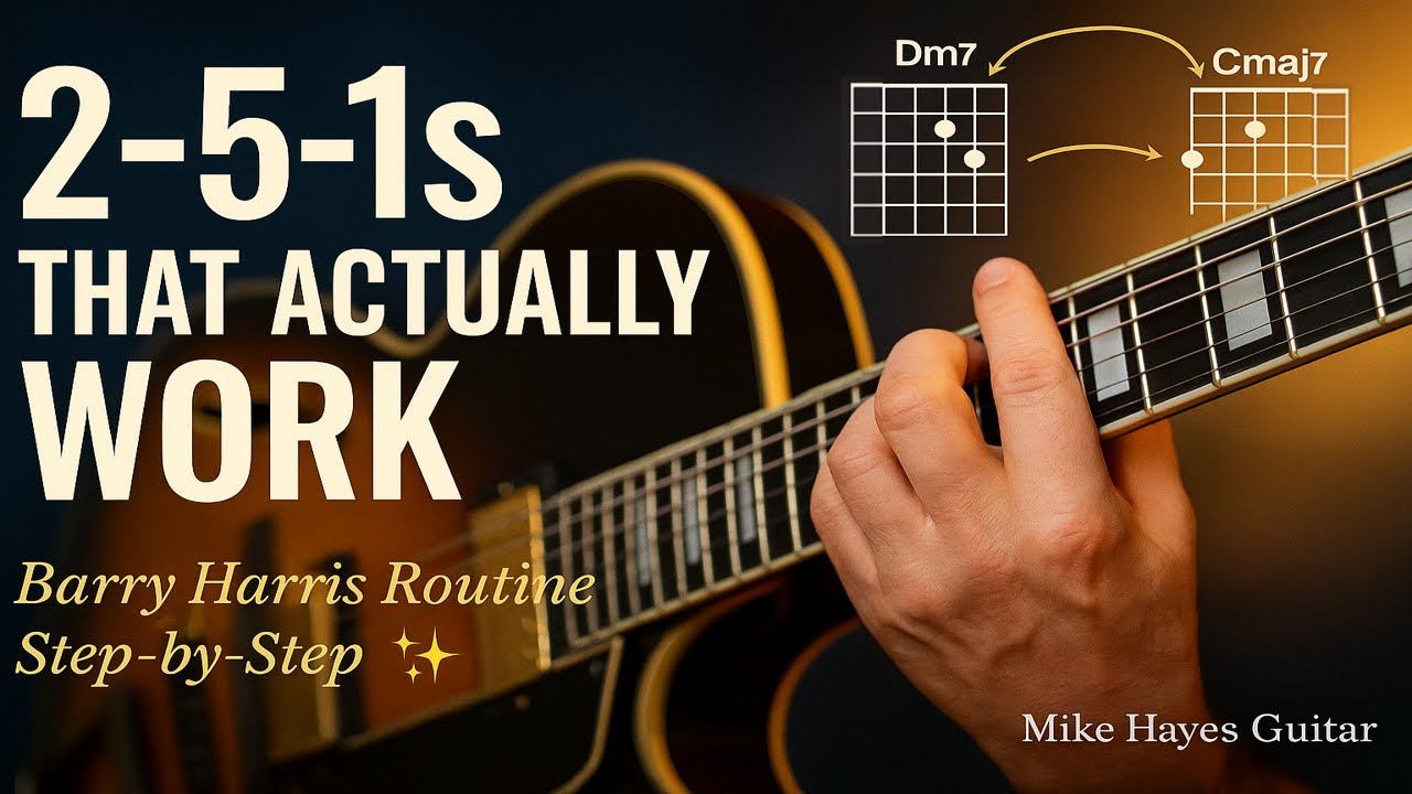 Fix Your 2-5-1s with This Barry Harris Practice Routine (Step-by-Step)