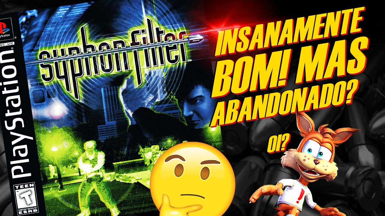 A História do SENSACIONAL Syphon Filter no Playstation! Insanamente BOM mas foi abandonado? 🤔😲