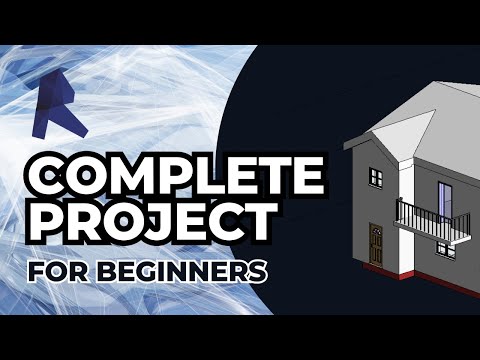 Revit Complete Tutorial for Beginners Exercise to model a house Part 1