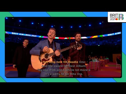 Jack Whitehall performs a BRITs sea shanty with Nathan Evans & The Wellermen | The BRIT Awards 2021