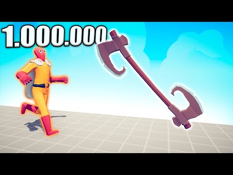 1.000.000 DAMAGE AXE THROWER vs UNITS - TABS | Totally Accurate Battle Simulator 2024