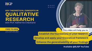 Qualitative research: key theoretical concepts – preview