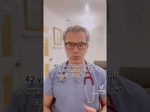 42 year old female with lower abdominal pain and constipation! Part 2