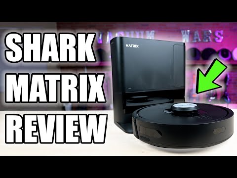 Shark Matrix Plus Robot Vacuum and Mop, Sonic Mopping, Home Mapping, Clean Edge, for Pet Hair, for Carpets and Hard Floor, UR2650WS video review thumbnail