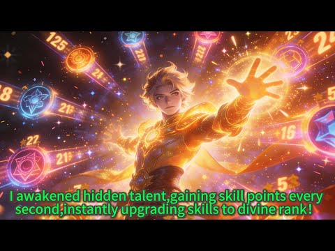 I awakened hidden talent,gaining skill points every second,instantly upgrading skills to divine rank