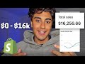 $0-$16,000 In 30 Days Dropshipping With NO MONEY (Step-By-Step)