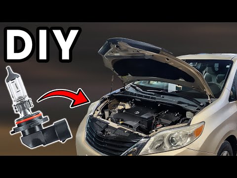 DIY 2011-2020 Toyota Sienna Headlight Bulb Replacement | How To Replace Toyota Sienna Bulbs
