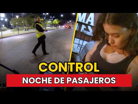 Noche de pasajeros en moto 🏍️ | Me paró el control | Vlog CBA