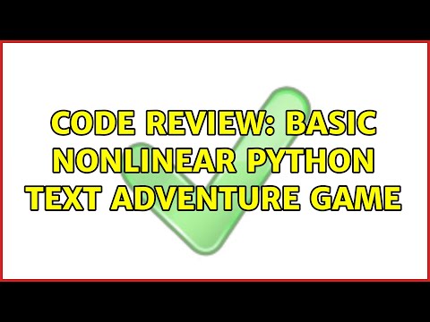 Code Review Basic Nonlinear Python Text Adventure Game
