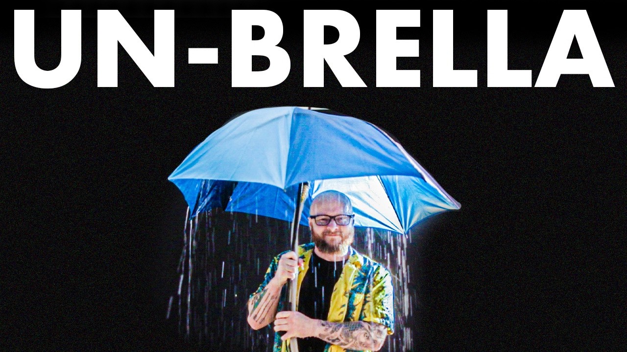 I made an umbrella that rains