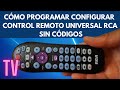 Cómo Programar Un Control Remoto Universal RCA Sin Código