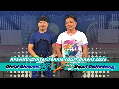 QF Men's Singles | Sarkawi Balindong vs Alcid Alvarez | KFSHRC Winter Tennis Tournament 2025