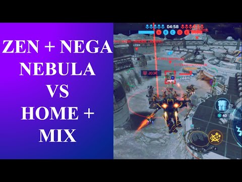 ZEN + NEGA NEBULA VS HOME + MIX - CLASH OF CLANS