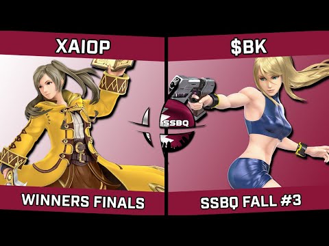 Xaiop (Robin) vs $BK (Zero Suit Samus) - SSBQ Fall #3 - Winners Finals