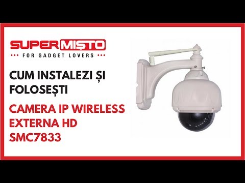 Camera IP Wireless de Exterior HD SMC7833