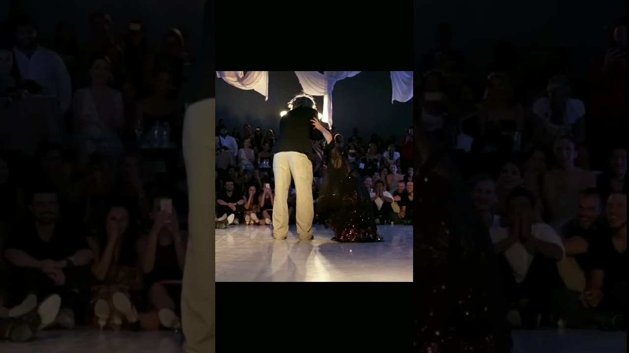 Featured artists Guillermo Peque Barrionuevo and Mariela Sametband dancing argentine tango