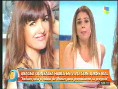 Araceli Gonzalez Destrozo A Suar Y Siciliani (Nota Completa)