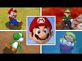 Super Mario 64 DS All Character S Death Animations Mario Luigi Yoshi Wario
