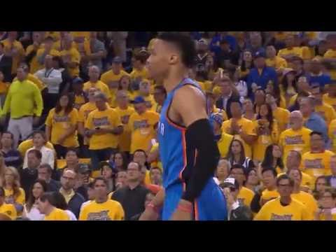 Russell Westbrook puts Klay Thompson on skates | Thunder vs Warriors | NBA PLAYOFFS | 5.26.16