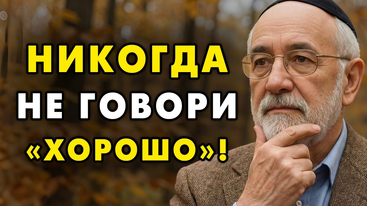 Если тебе задали вопрос «Как дела?» — НЕ ГОВОРИ! Ты теряешь свою жизнь| Еврейская мудрость