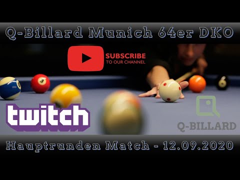Marco Dorenburg vs Danilo Radunovic - Q-Billard Munich 64er DKO 12.09.2020