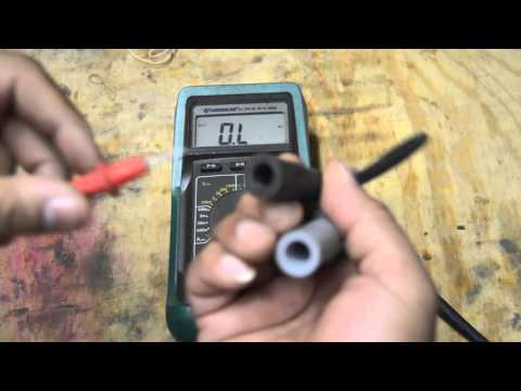 spark plug wire resistance