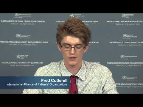 Statement: International Alliance of Patients' Organizations