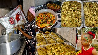CHRISTMAS IN NIGERIA 🇳🇬| COOKING for Over 30 persons | My Daughter’s 5th Birthday 🎂