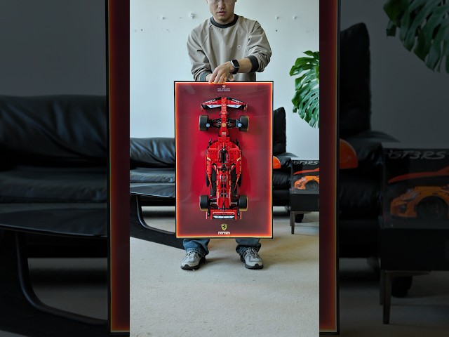 Vídeo relacionado con Brick Nest Soporte de exhibición acrílico de alta calidad para LEGO Ferrari SF-24 Fórmula 1, escaparate resistente y elegante para tu modelo de coche LEGO F1