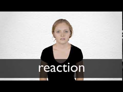 REACTION definition and meaning Collins English Dictionary REACTION definition and meaning Collins English Dictionary
