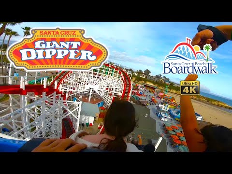 Back row point of view footage of Giant Dipper